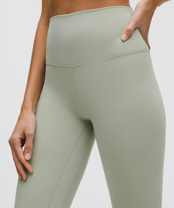 Lululemon Women's Align High-Rise 25" Leggings Fog Green Pants - Image 3