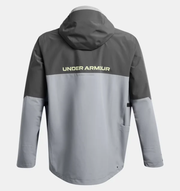 Under Armour 1385273 Men's UA Fish Elite Rain Windproof Waterproof Zip Jacket - Image 6