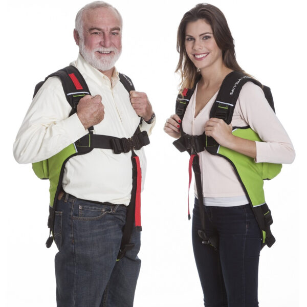 Skysaver Fire Fighter Military Single Self Rescue Kit - Black/Green