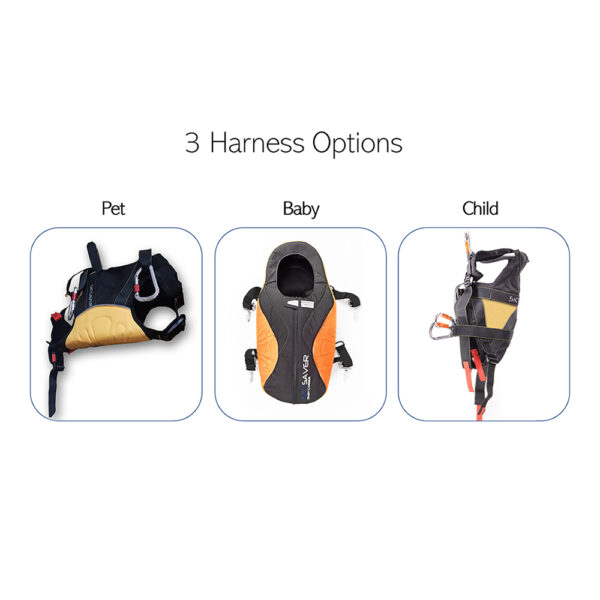 Skysaver Fire Fighter Military Grade Ultimate Lifesaving Self Rescue Attachable Pet Harness - Image 4