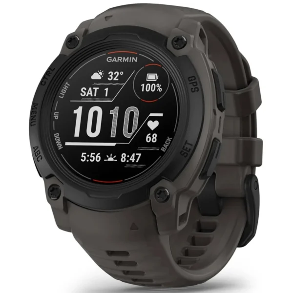 Garmin 010-02933-00 Instinct E Black Charcoal Smartwatch Rugged GPS Watch 45mm