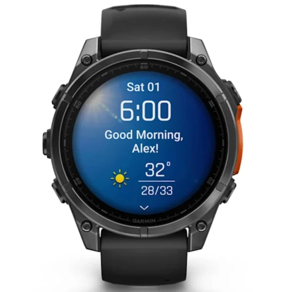 Garmin 010-02904-00 Fenix 8 Slate Gray Smartwatch Black GPS Watch, 47mm AMOLED - Image 3