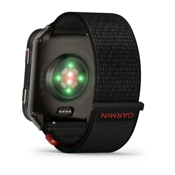 Garmin 010-02980-00 Venu X1 Black ComfortFit Nylon Band Smartwatch Fitness Watch - Image 7