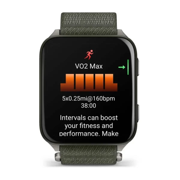 Garmin 010-02980-01 Venu X1 Moss ComfortFit Nylon Band Fitness Smartwatch - Image 3