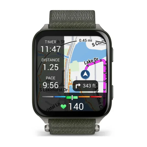 Garmin 010-02980-01 Venu X1 Moss ComfortFit Nylon Band Fitness Smartwatch - Image 5