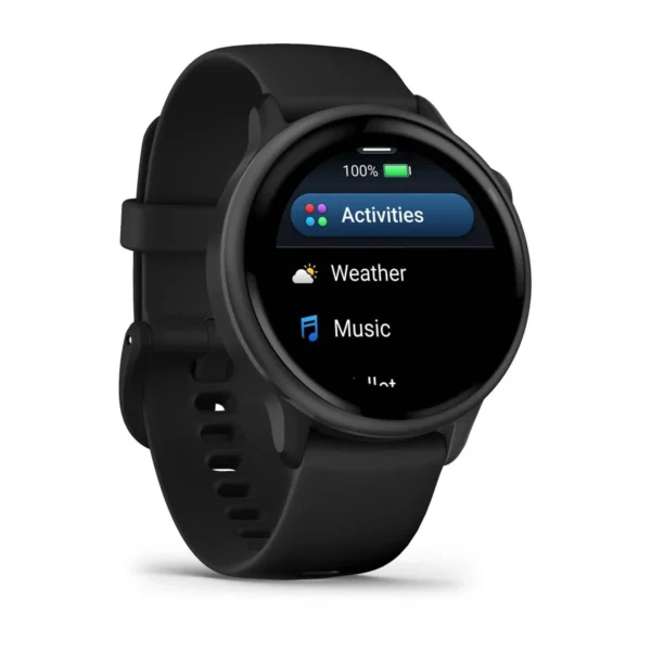 Garmin 010-02985-00 Vivoactive 6 Slate with Black Band Smartwatch Fitness Watch - Image 2