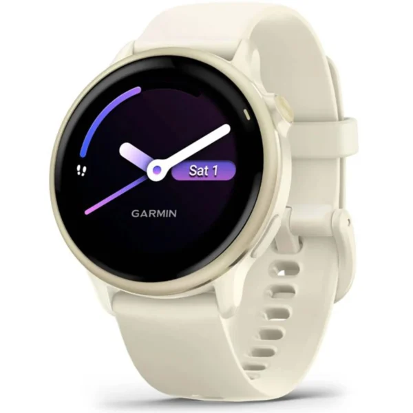 Garmin 010-02985-01 Vivoactive 6 Lunar Gold w/Bone Band Smartwatch Fitness Watch