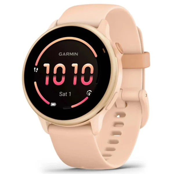 Garmin 010-02985-03 Vivoactive 6 Metallic Pink Dawn Smartwatch Fitness Watch