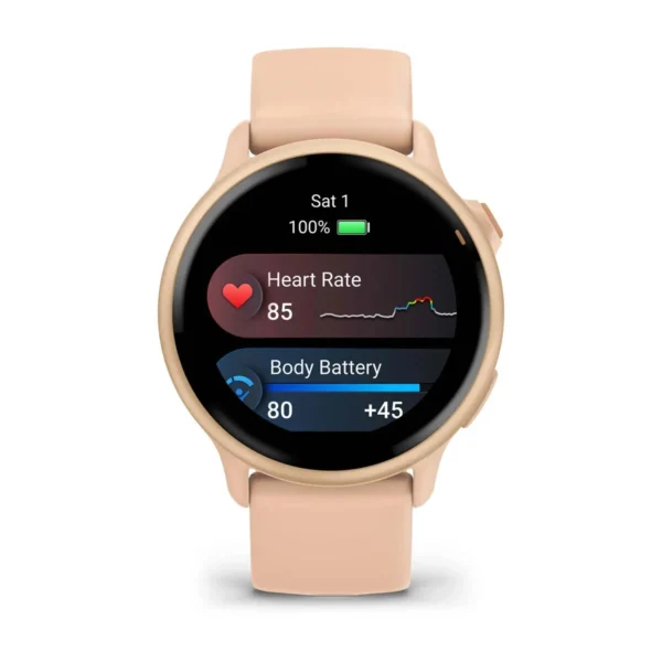 Garmin 010-02985-03 Vivoactive 6 Metallic Pink Dawn Smartwatch Fitness Watch - Image 3