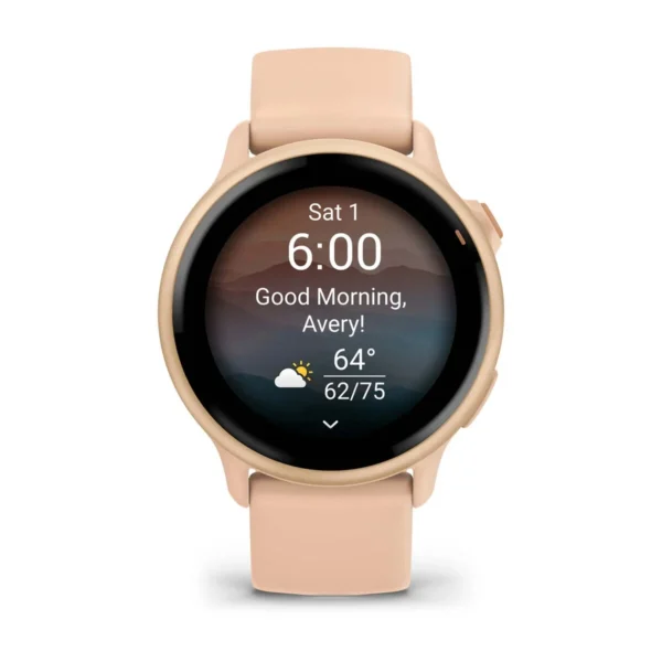 Garmin 010-02985-03 Vivoactive 6 Metallic Pink Dawn Smartwatch Fitness Watch - Image 4