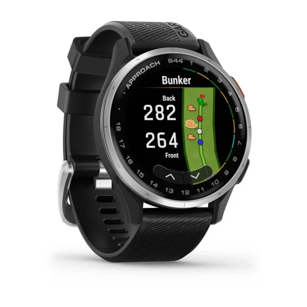 Garmin 010-03009-00 Approach S44 Golf GPS Smartwatch Black Silicone Watch - Image 2