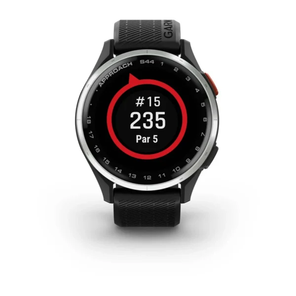 Garmin 010-03009-00 Approach S44 Golf GPS Smartwatch Black Silicone Watch - Image 7