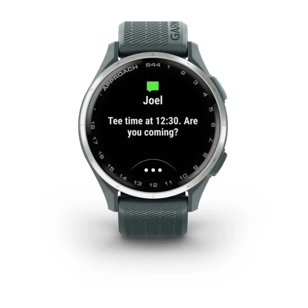 Garmin 010-03009-01 Approach S44 Golf GPS Smartwatch Twilight Silicone Watch - Image 4