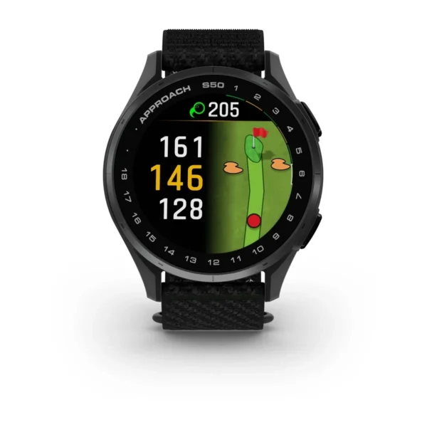 Garmin 010-03010-00 Approach S50 Golf Smartwatch Black ComfortFit Nylon Watch - Image 6