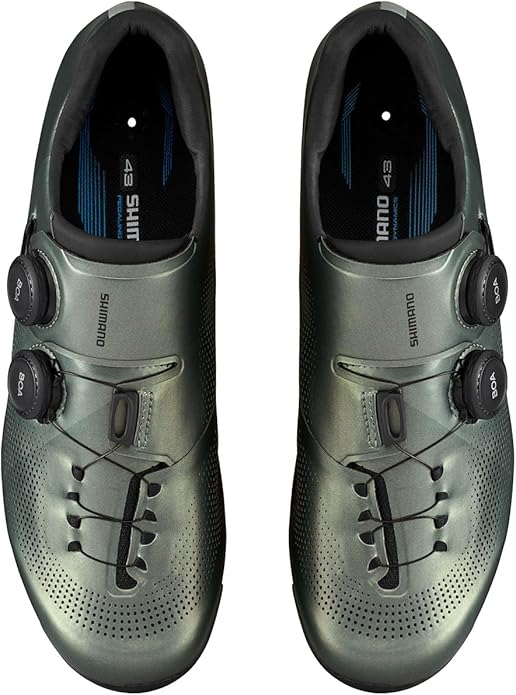 Shimano SH-RC703 Men's Race-Ready Performance Road Cycling Shoes - Sage Green - Image 4