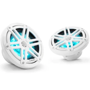 JL Audio 010-03064-00 M3-650X-S 6.5" LED White Sport Grille M3 Marine Speakers