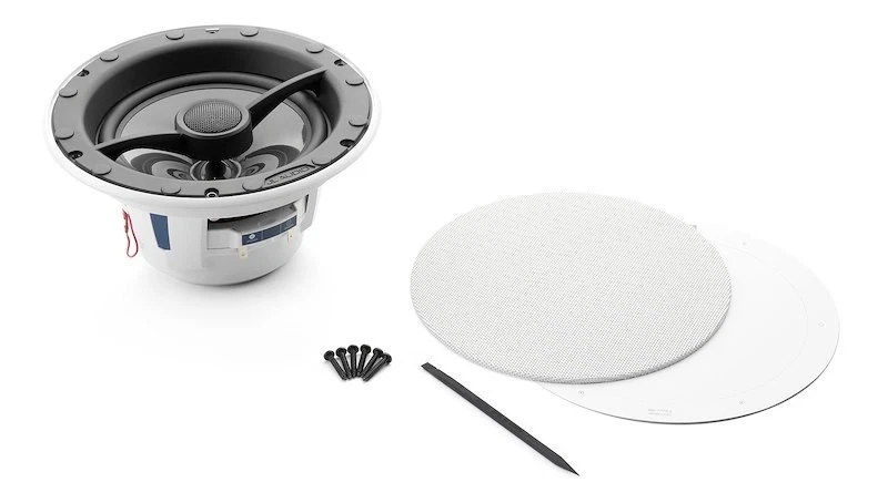 JL Audio 010-03913-00 7.7" White Luxe Grille Single 100W RMS M6 Marine Speaker - Image 3