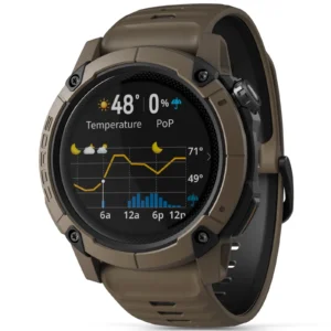 Coros Nomad Rugged Lightweight Touchscreen 3D Flyover GPS Watch - Brown