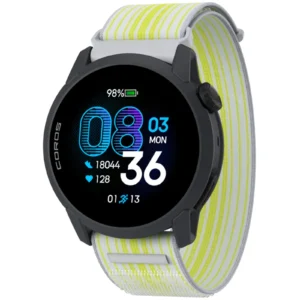Coros Pace 4 AMOLED GPS Low Profile Athlete Sport Smart Watch - White Nylon