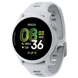 Coros Pace 4 AMOLED GPS Low Profile Athlete Sport Smart Watch - White Silicone