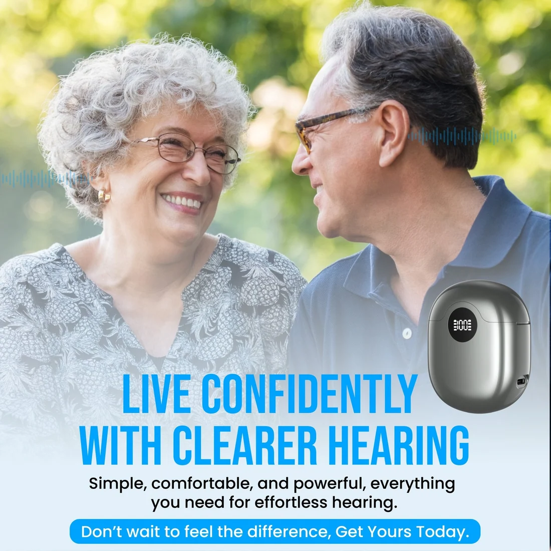 Rechargeable Hearing Aids for Seniors 16 Channel Noise Reduction Sound Amplifier - Image 17
