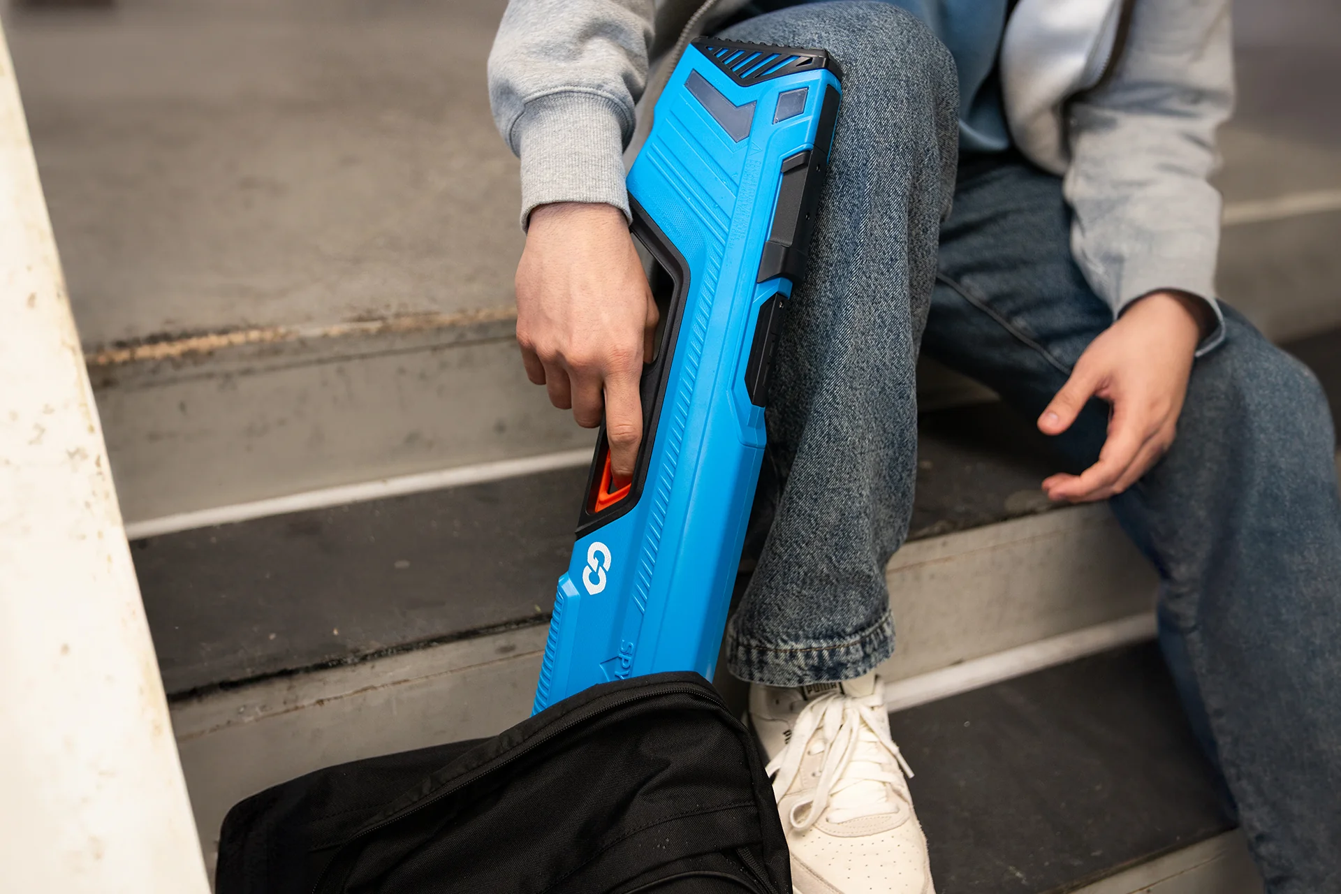 Spyra SpyraGO Featherweight Fighter Lightweight Manual Water Blaster - Blue - Image 6