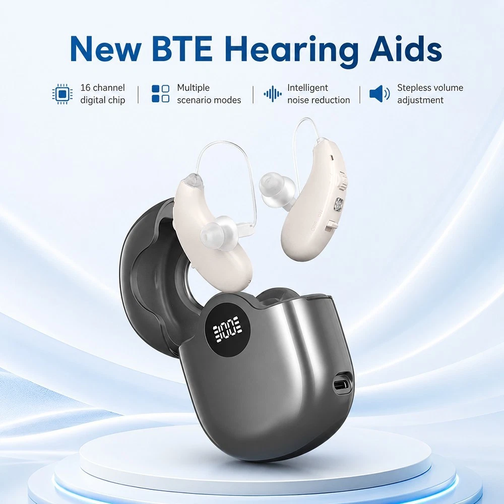 Rechargeable Hearing Aids for Seniors 16 Channel Noise Reduction Sound Amplifier - Image 7